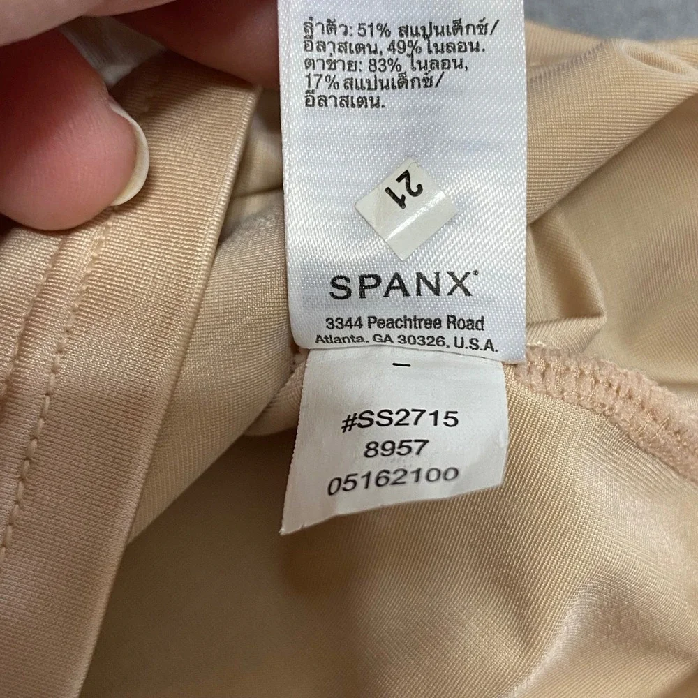 Star Power by Spanx Nude‎ Full Body Slip Shapewear Underwire 34C SS2715 Beige
